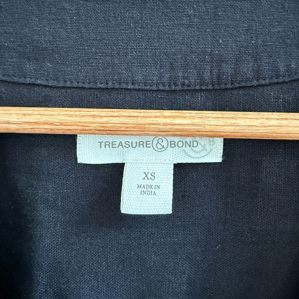 Treasure & Bond Black Midi Dress - Picture 6 of 6